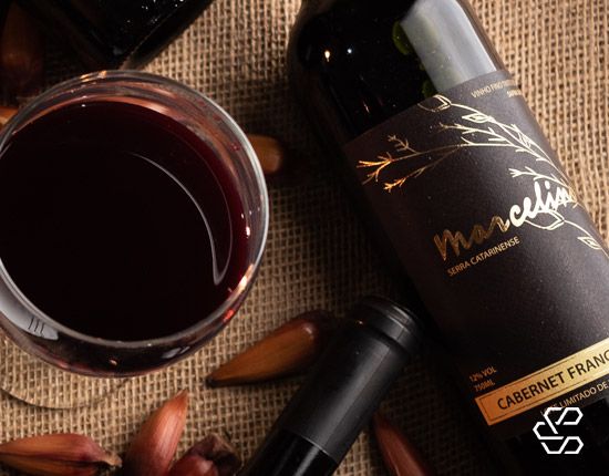 Vinho Marcelino Cabernet Franc e Merlot